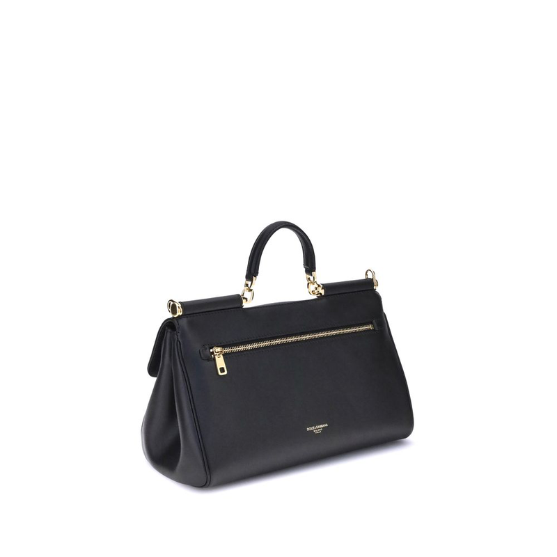 Black calf leather bos taurus shoulder bag-null