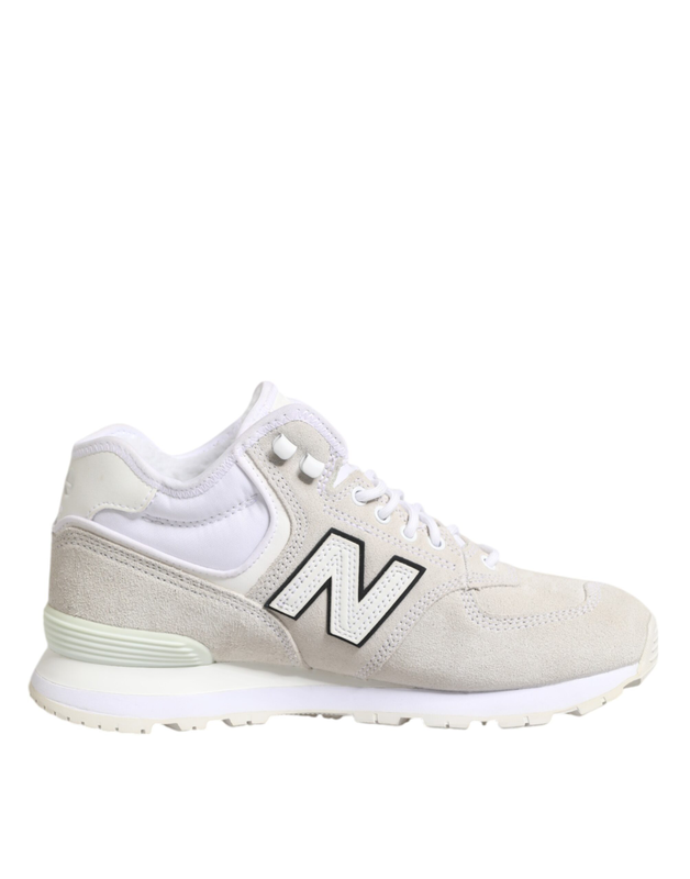 Off white suede sneakers shoes-null