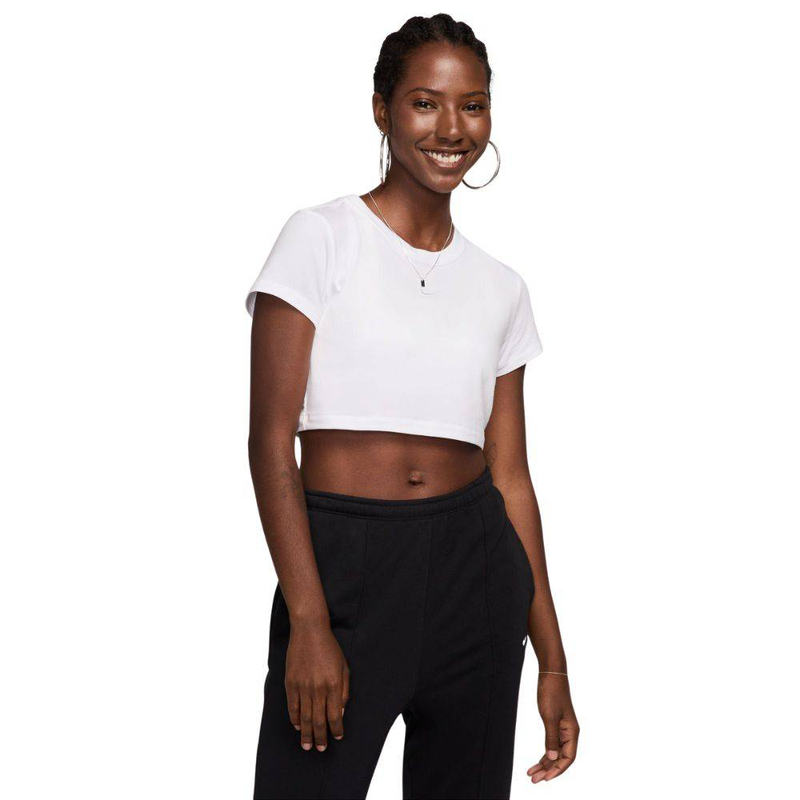 Nike sportswear chill knit womens crop top-null