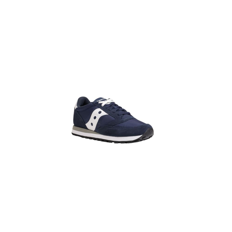 Blue suede leather low top sneakers-null