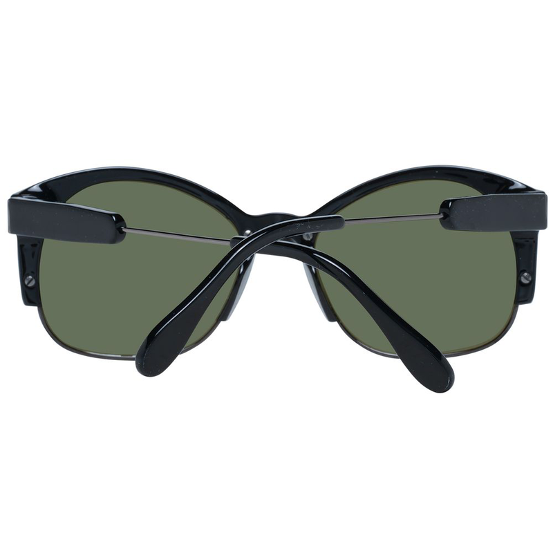 Black acetate & metal sunglasses-null