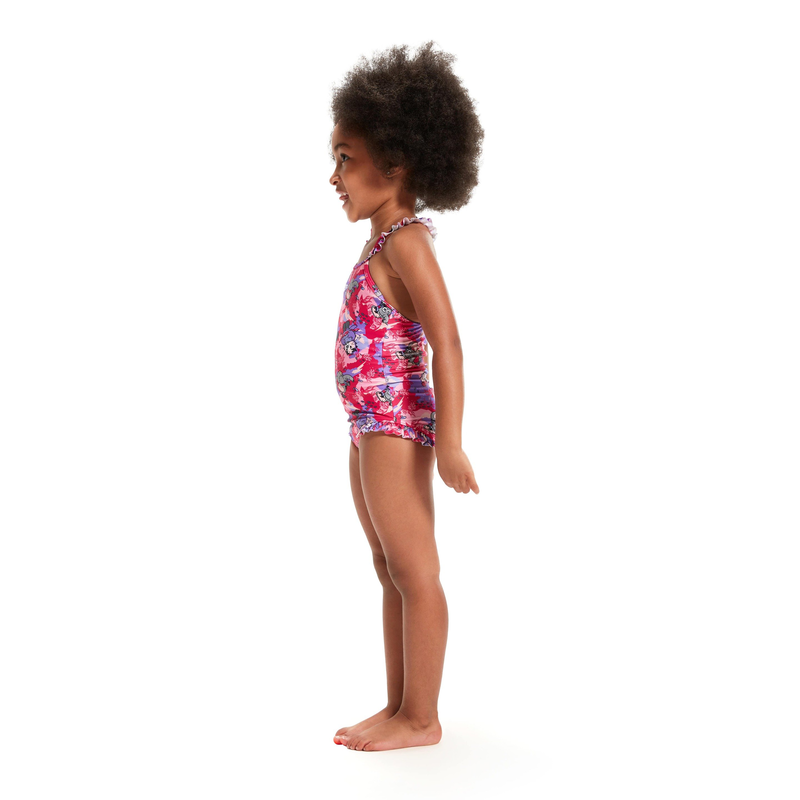 Product image: Speedo infant girls learn to swim printed frill thinstrap (-null