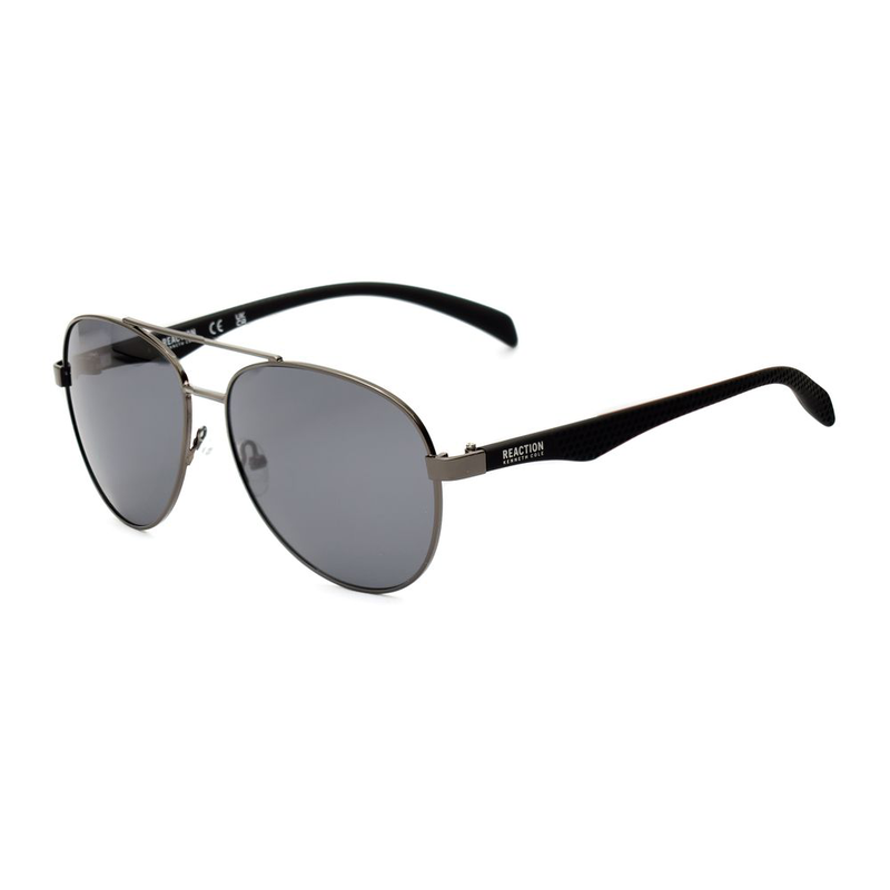 Gray metal sunglasses-null