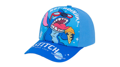Blue stitch ice cream cap for kids – cartoon summer hat, , medium