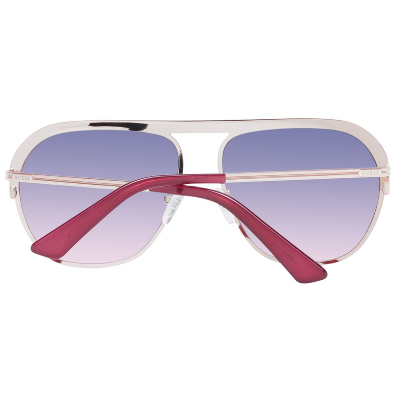 Rose gold metal sunglasses-null