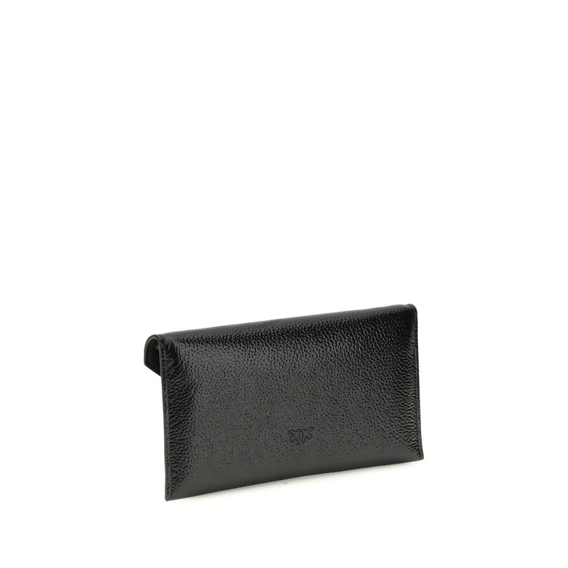Black calf leather bos taurus clutch bag-null