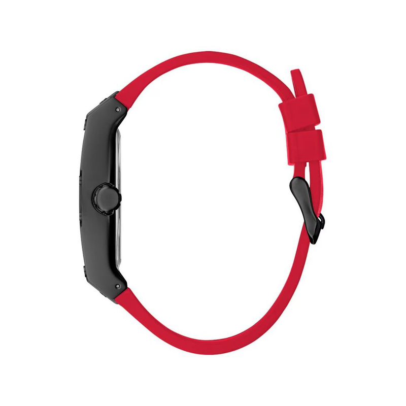 Black synthetic sport watch-null