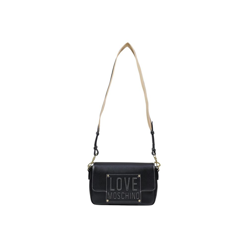 Black polyethylene handbag-null