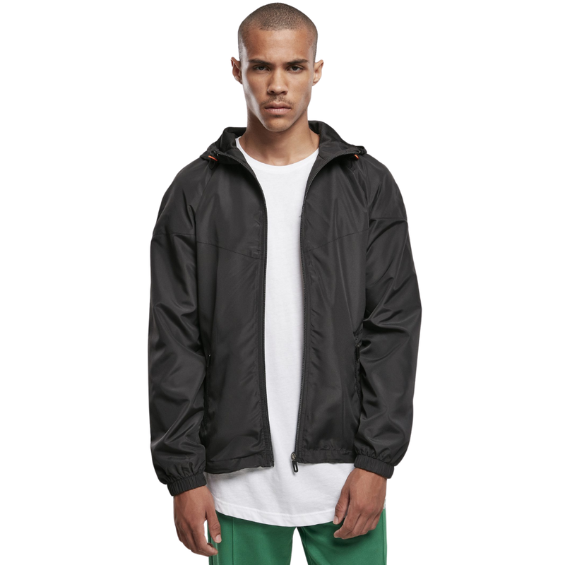 Urban classics recycled men windrunner black tb4132-00825-null