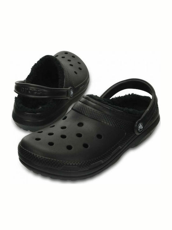 Crocs classic fuzz lined clog 060-null