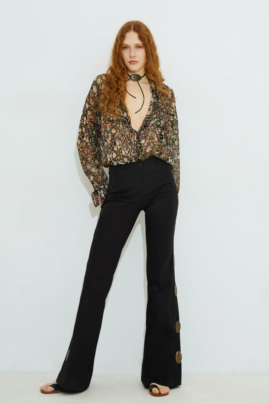 Product image: Rebecca bell-bottom trousers-null