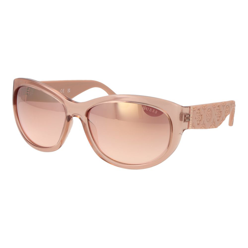 Pink plastic sunglasses-null