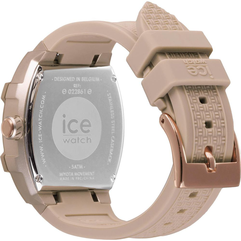 Black synthetic dress watch-null