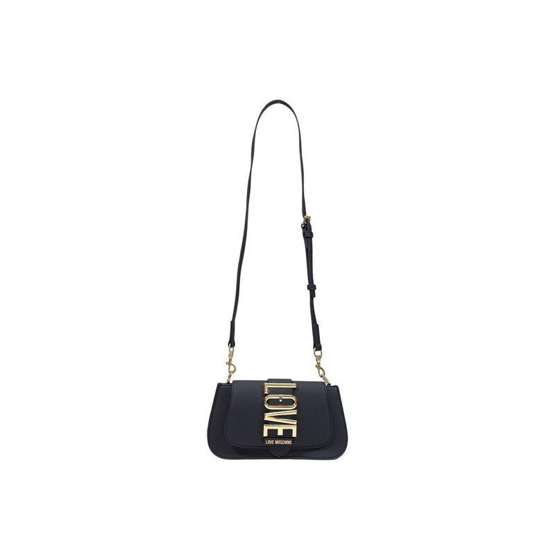 Black polyethylene handbag-null