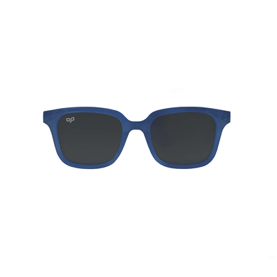 Ojo junior sunglasses wayfarers  blue frame and  temples with grey lenses rx