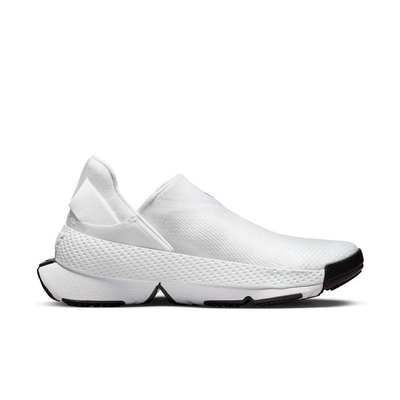 Nike go flyease womens sneaker, White / Black, medium