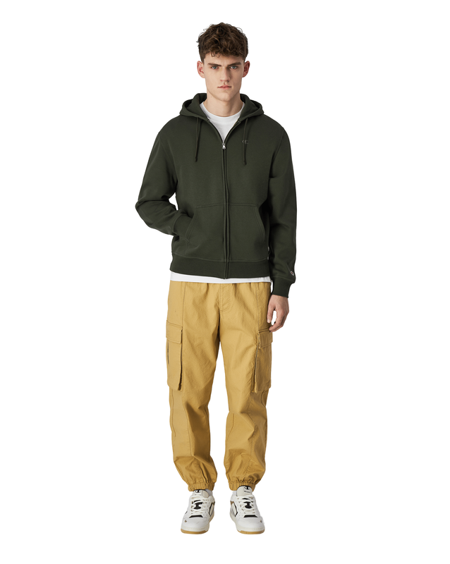Champion men hooded full zip sweatshirt image number null