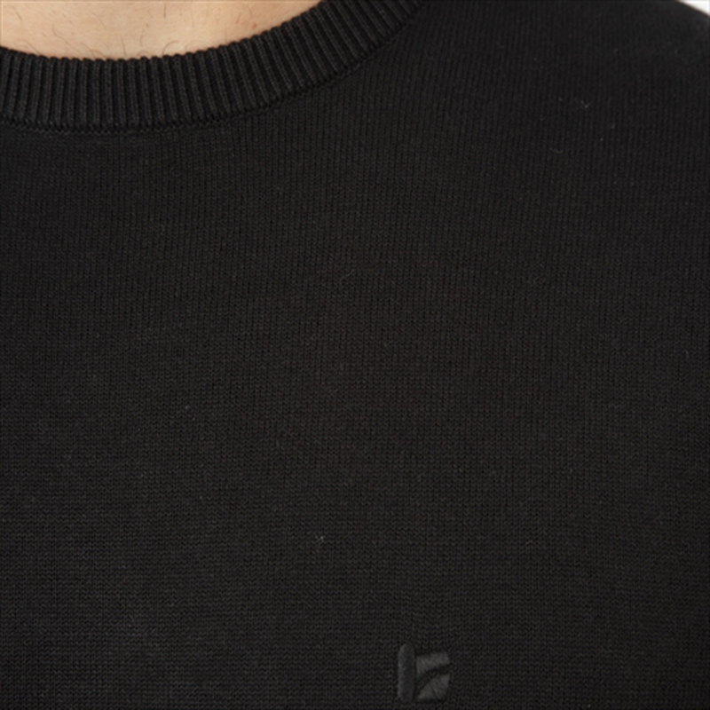 Basic cotton round neck knitwear-null