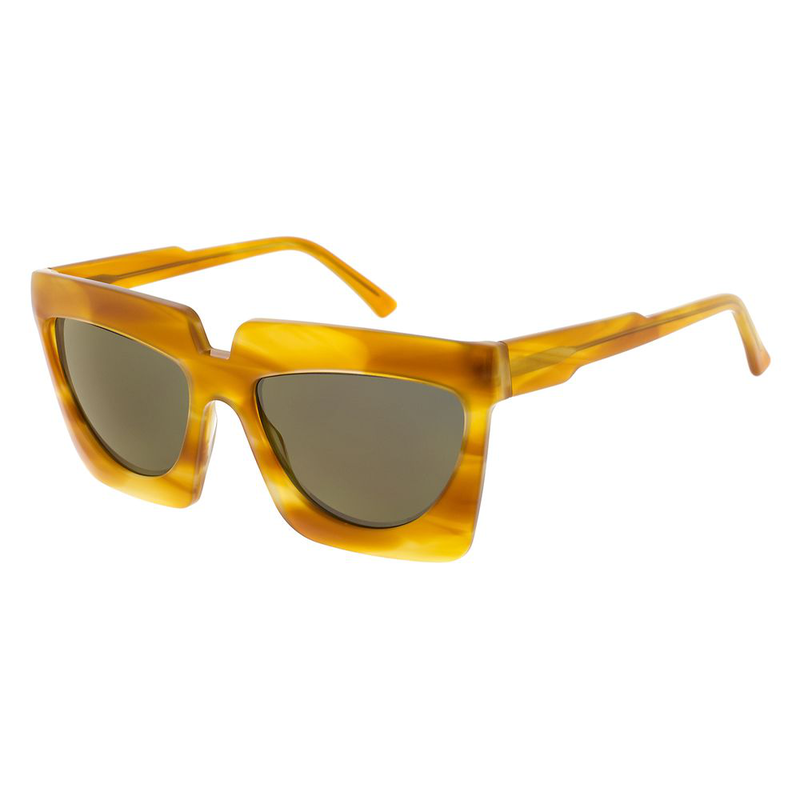 Bicolor acetate sunglasses-null