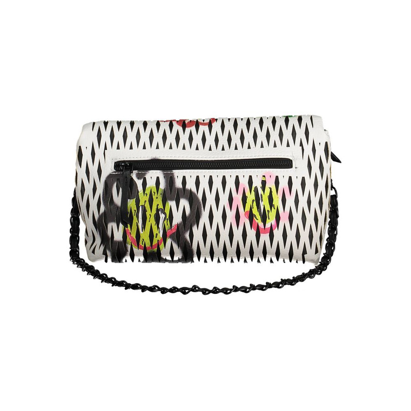 White polyurethane women handbag-null