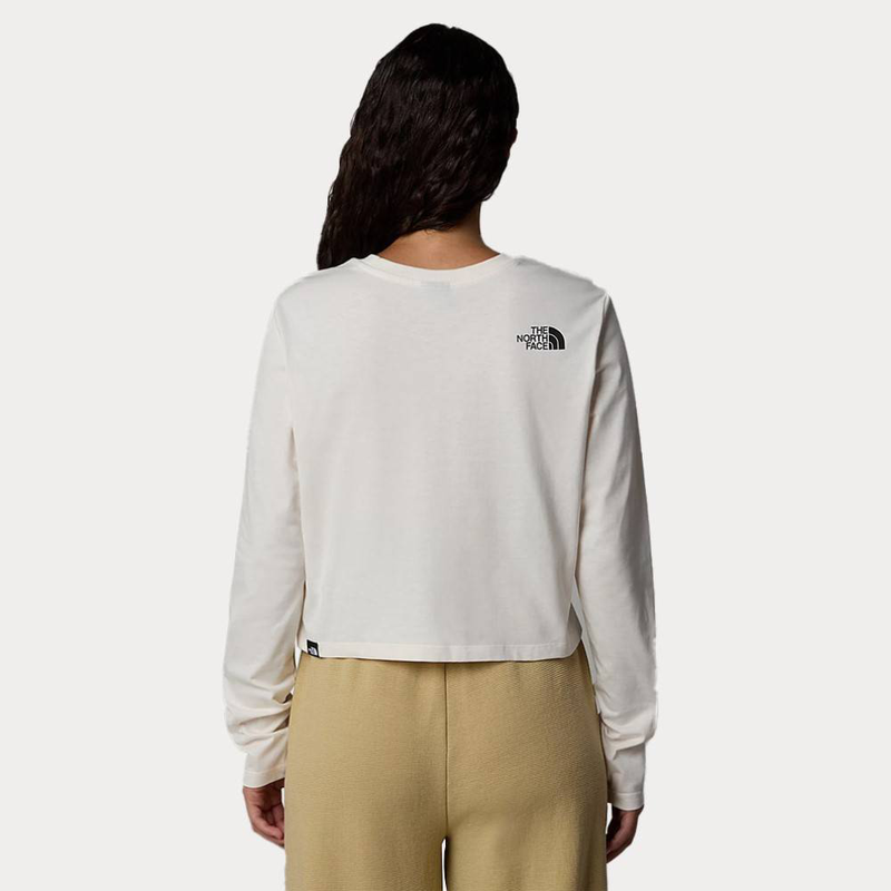 Product image: Womens longsleeve simple dome crop t-shirt-null