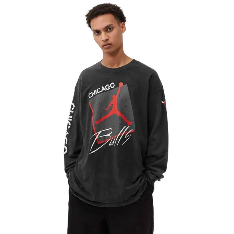 Nba chicago bulls courtside statement max90 longsleeves t-shirt-null