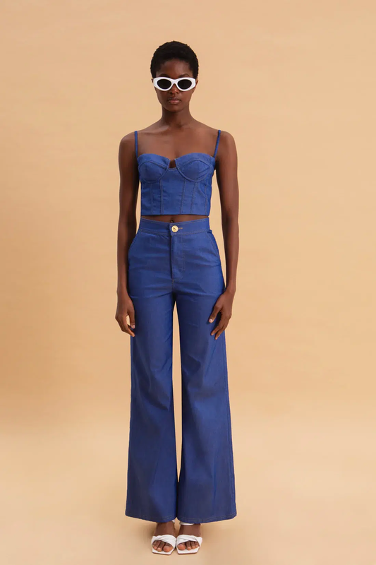 Product image: Cobalt chic denim bustier-null