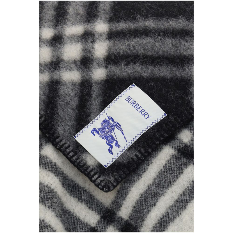 Gray wool oves aries scarf-null