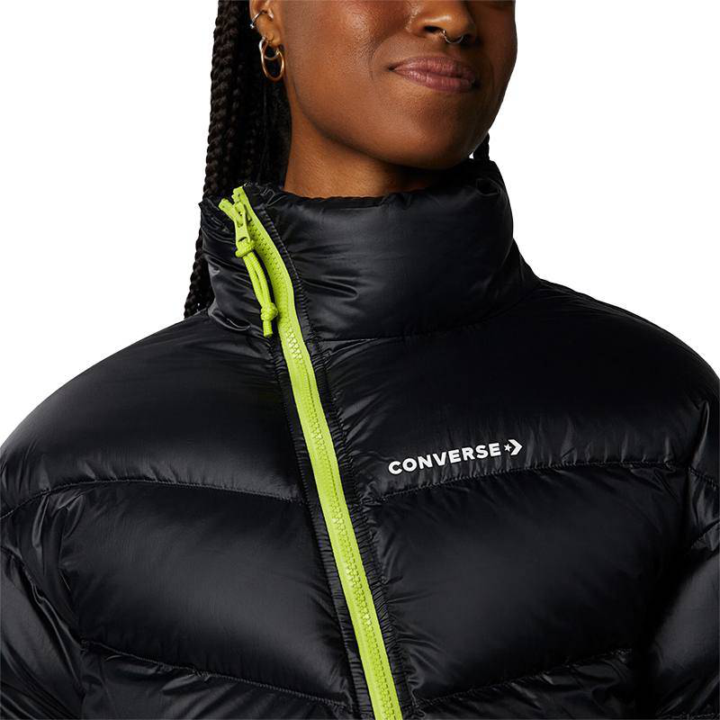 Converse womens short down jacket-null