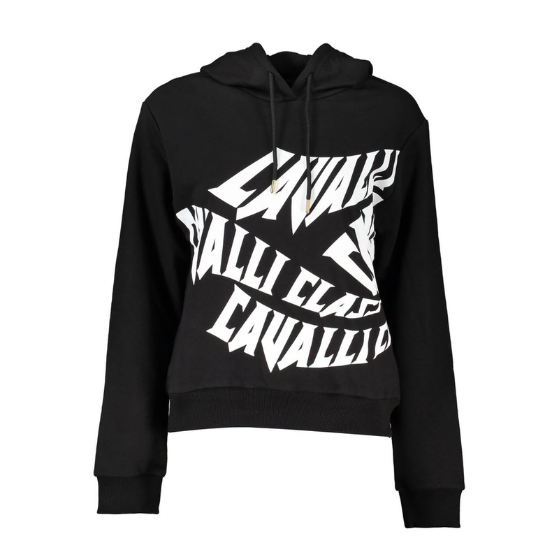 Black cotton women sweatshirt-null
