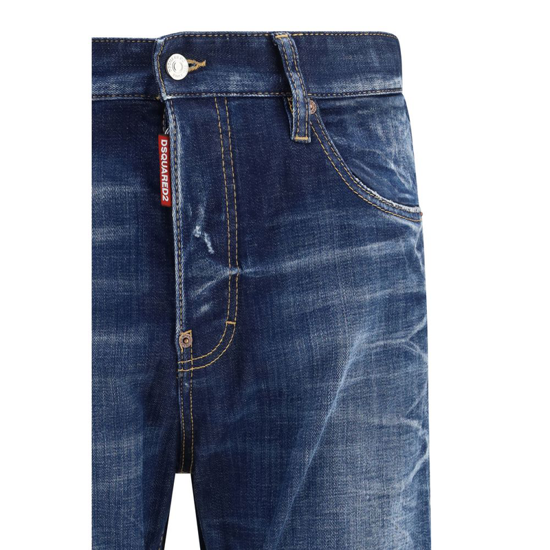 Blue cotton jeans denim-null