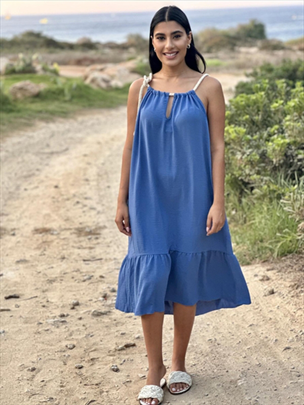 Boho halter dress-null