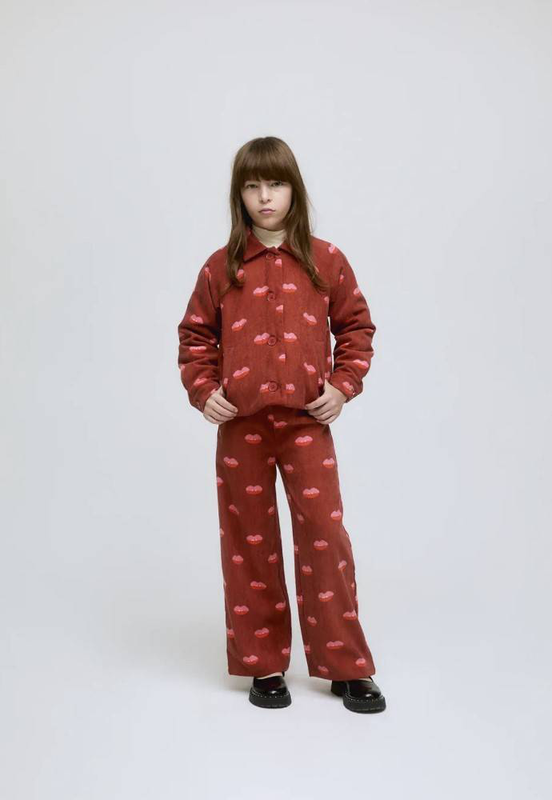 Lips corduroy jacket-null