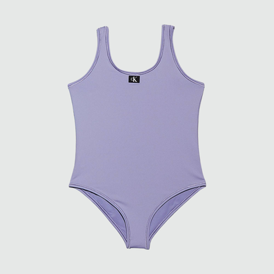 Girls swimsuit, Purple, medium