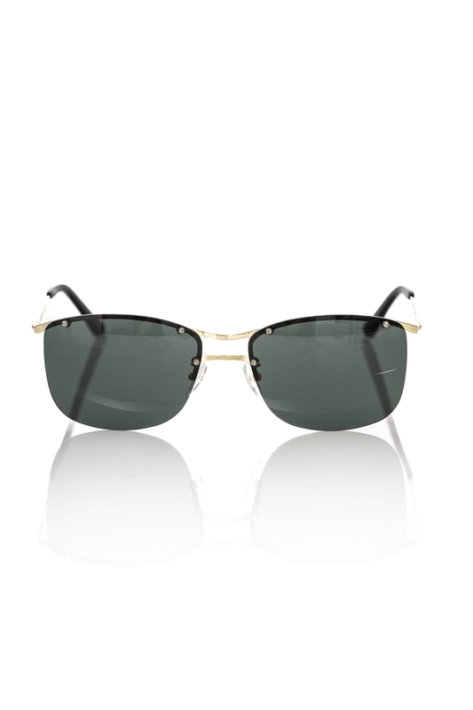 Black metallic fibre men sunglasses-null