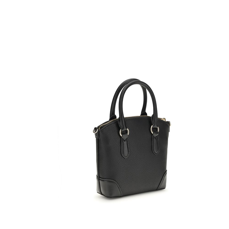 Black calf leather bos taurus handbag-null