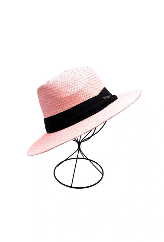 Panama hat - pink-null