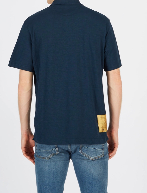 La martina man basic polo t-shirt slub jersey small logo ccmp05-null