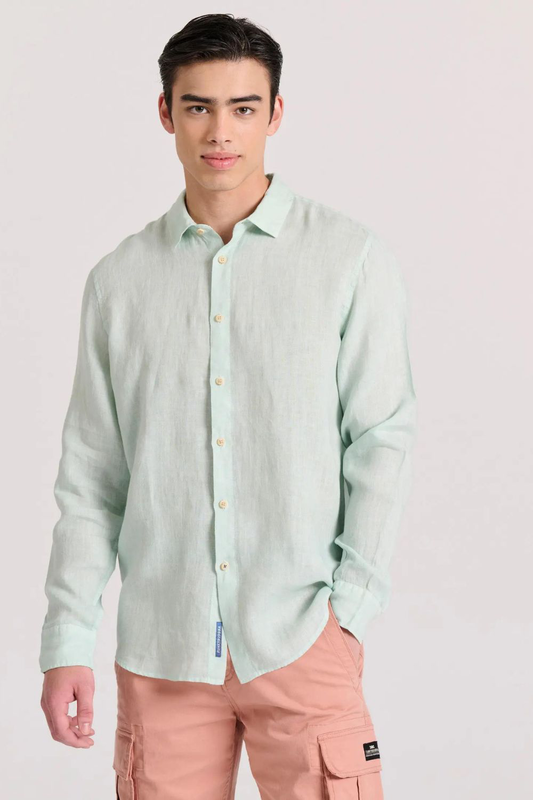 Funkybuddha shirt linen-null