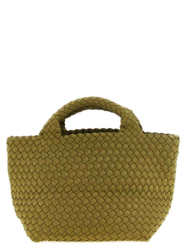 Bicolor nylon handbag-null