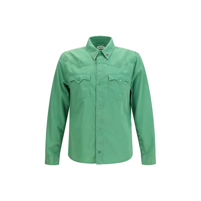 Bicolor cotton shortsleeve shirt, Bicolor, medium