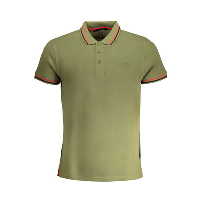 Verde cotton men polo shirt, Green, medium