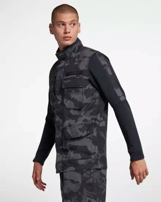 Nike sportswear nsp camo jacket mens-null