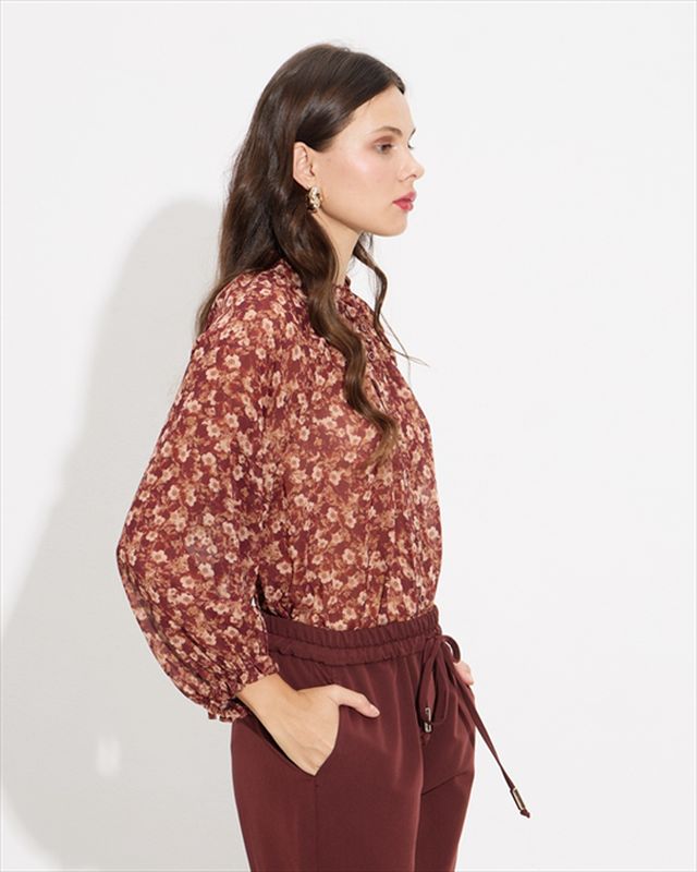 Shirt chiffon printed-null