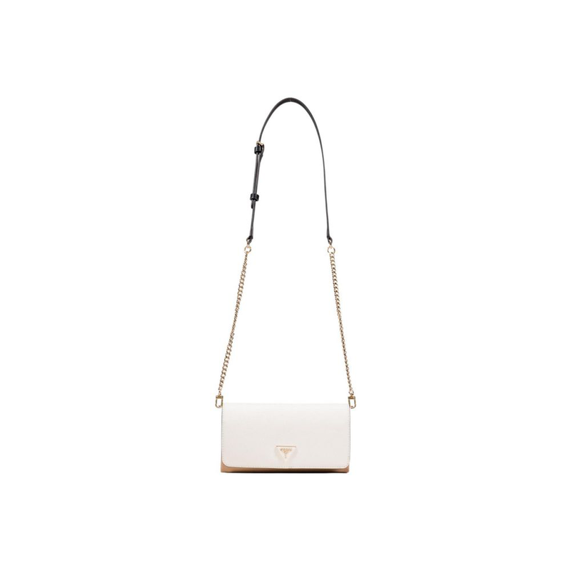 Beige polyethylene clutch bag-null