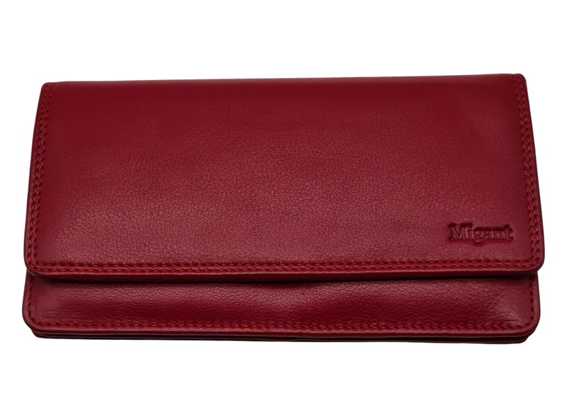 Migant design woman leather wallet with rfid protection 109 image number null
