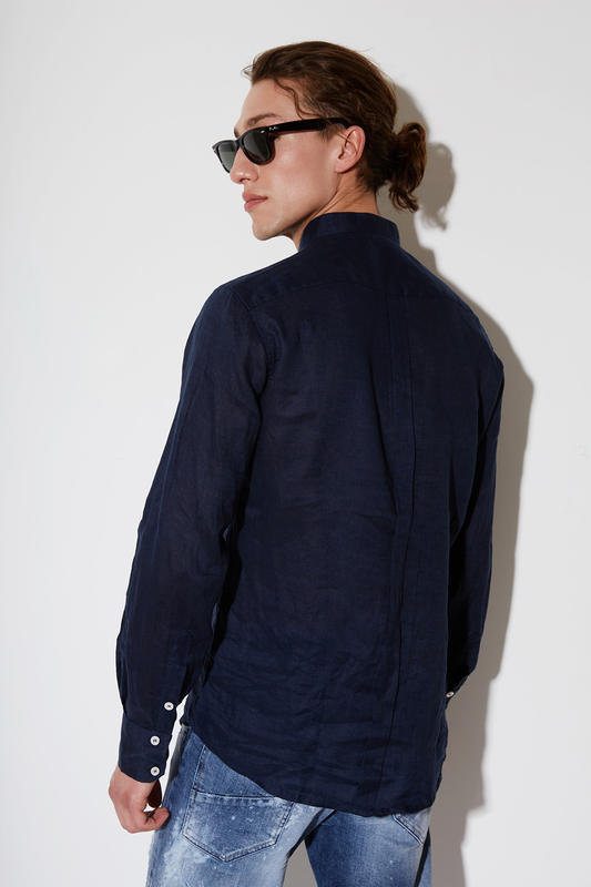 Stefan proper linen shirt image number null