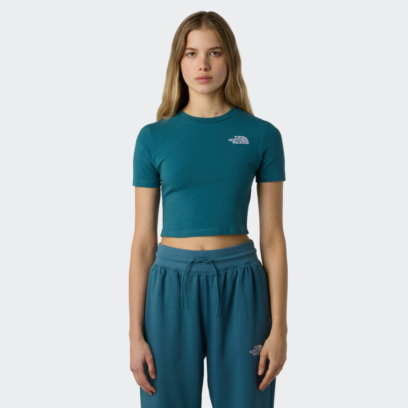 Womens essential cropped slimens tee-null