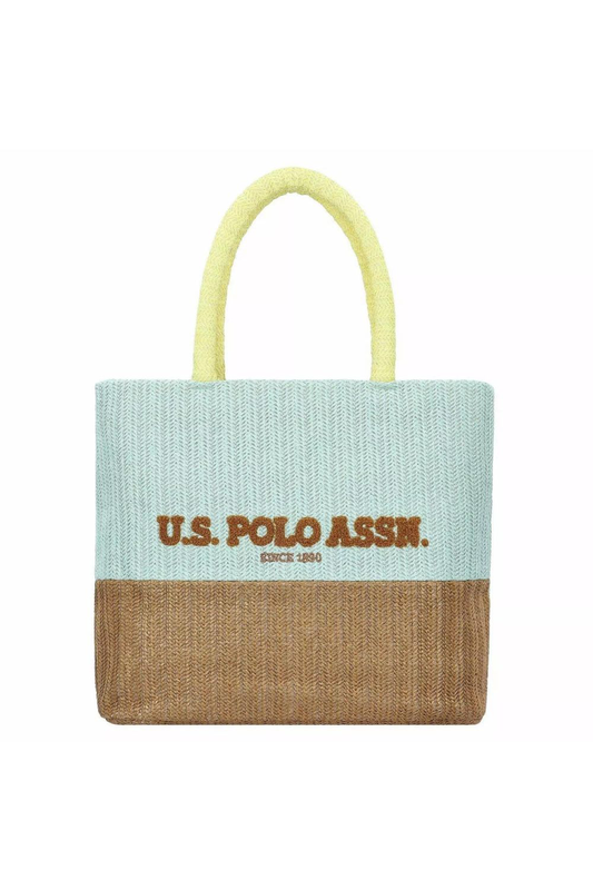 Beach straw shopper bag image number null