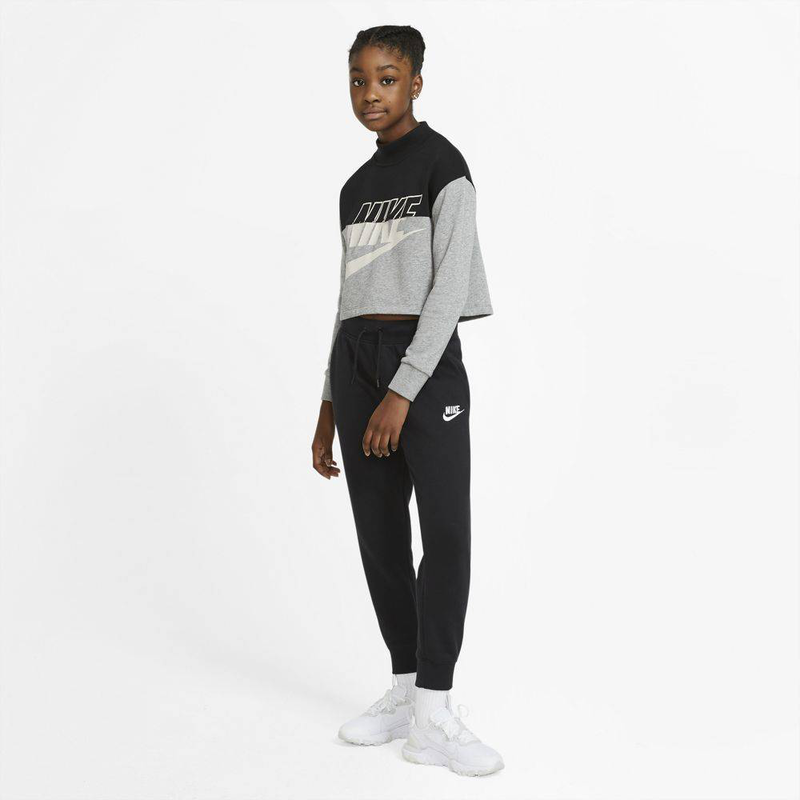 Nike sportswear girls french terry cropped crew image number null